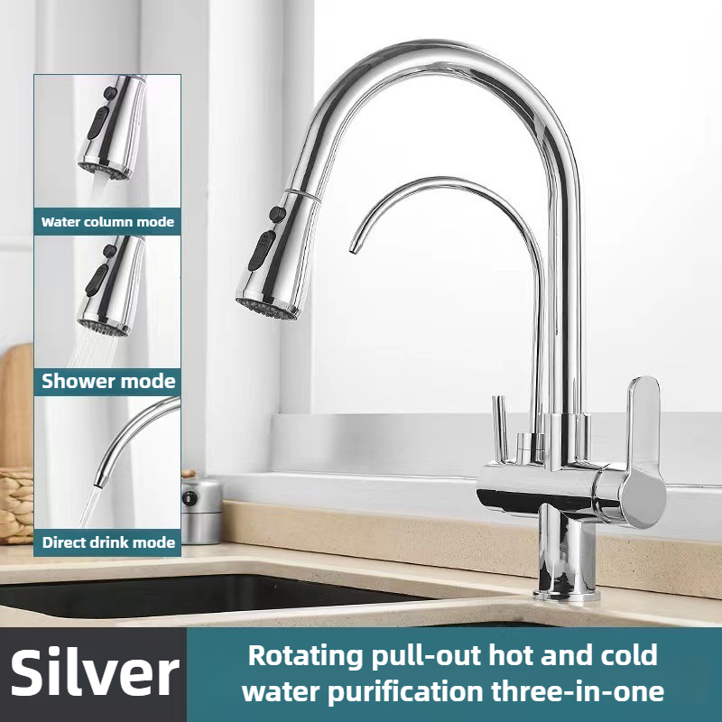 Commercial Kitchen Water Filter - Commercial Kitchen Faucet with Dual Function