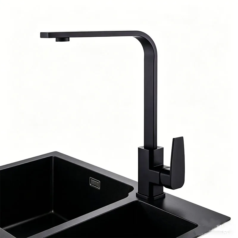 Commercial Kitchen Water Filter - 360° Rotatable Kitchen Sink Faucet, Modern