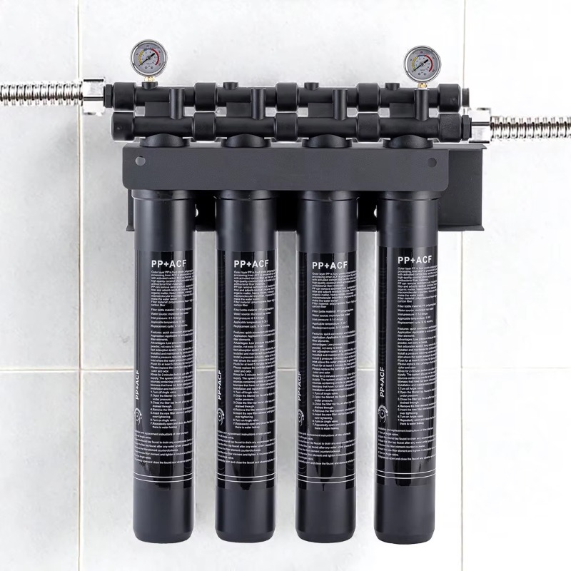 Commercial Kitchen Water Filter - 20 Inch 4 Stage Commercial System,