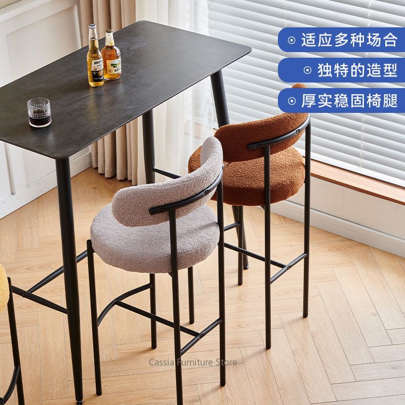 Bar Stool with Backrest for Ki - Commercial Kitchen Counter 评论和价格