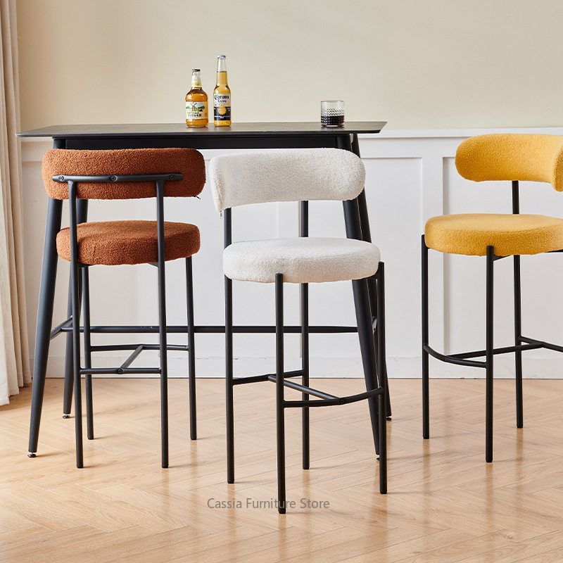 Bar Stool with Backrest for Ki - Commercial Kitchen Counter 评论和价格