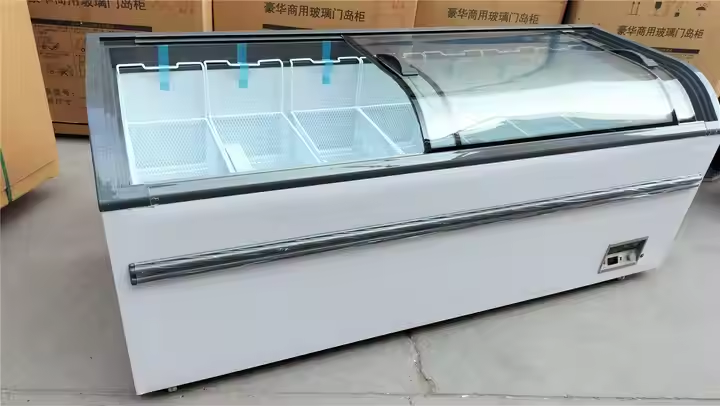 Commercial curved top glass sl - Commercial Chest Freezer 评论和价格