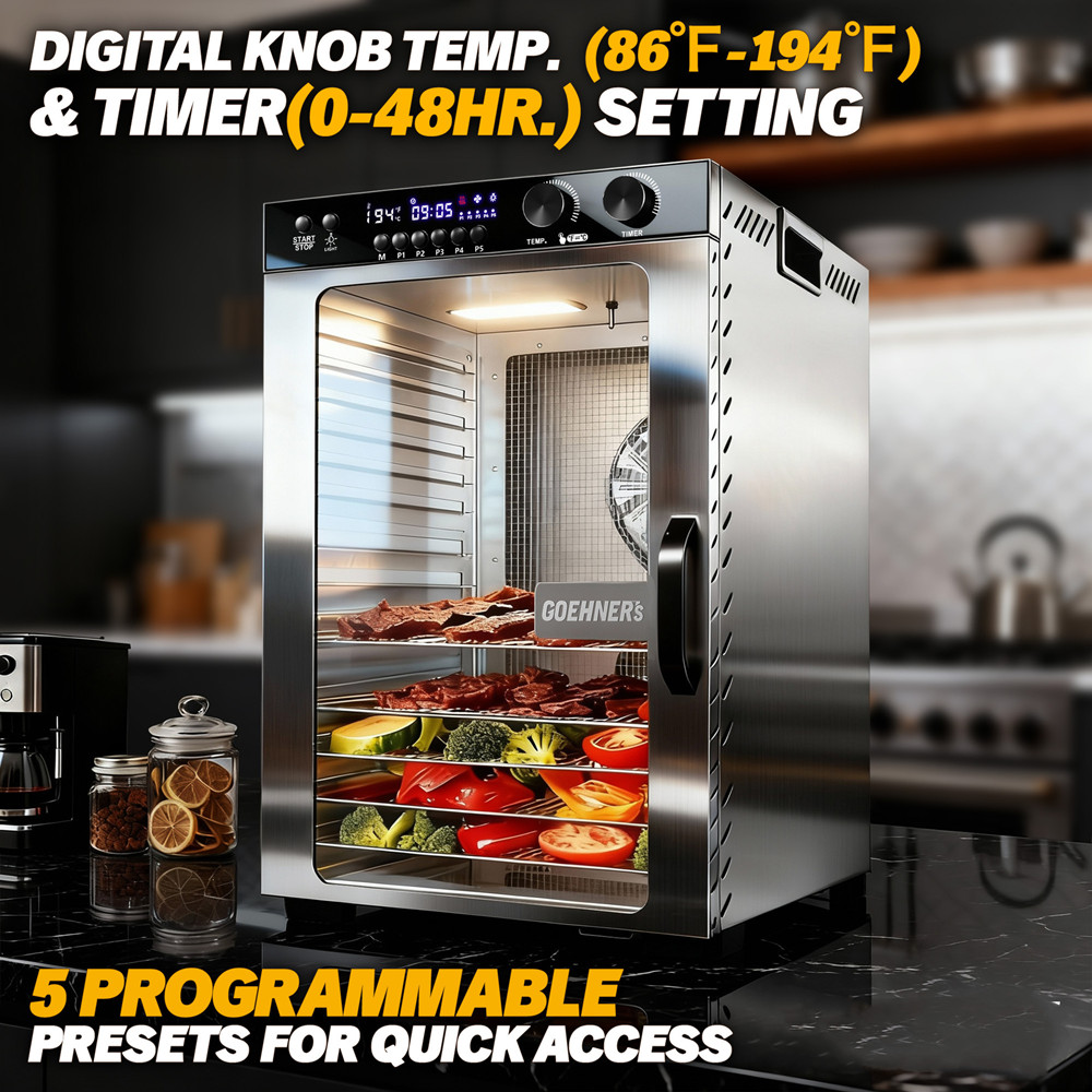 48H Timer Food Dehydrator Mach - Commercial Food Dehydrator 评论和价格