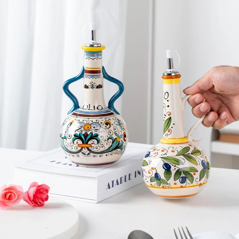 Ceramic Oil Bottle Soy Sauce B - Commercial Kitchen Items 评论和价格